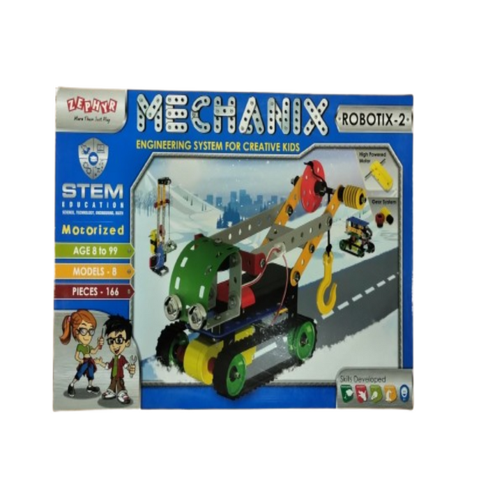 Zephyr Mechanix Motorized Robotix Construction Set-Construction-Zephyr-Toycra