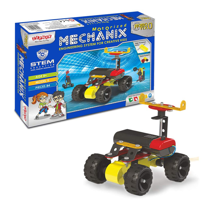 Zephyr Mechanix Motorized Robotix Construction Set-Construction-Zephyr-Toycra