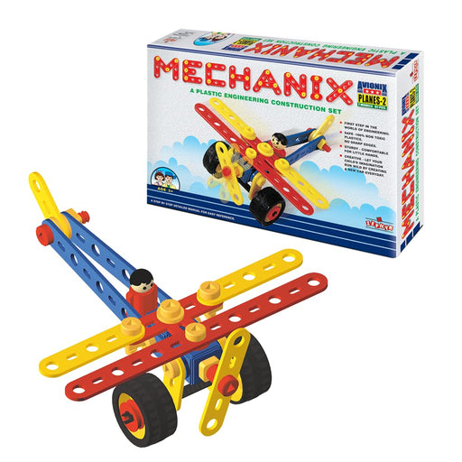 Zephyr Mechanix Planes-2 Plastic Construction Set (81 Pieces)-Construction-Zephyr-Toycra