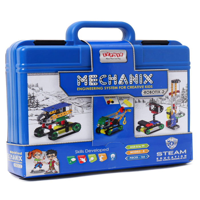 Zephyr Motorized Mechanix Robotix - 2 (166 Pieces)