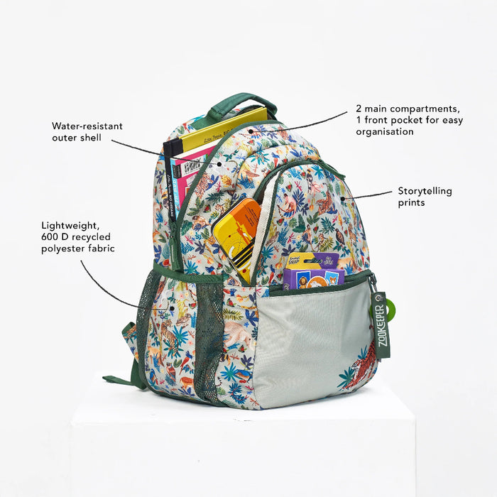 Zookeeper A Canopy In Kanha Backpack-Back to School-Zookeeper-Toycra