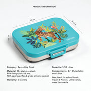 Zookeeper Better Bento Quad Boxes