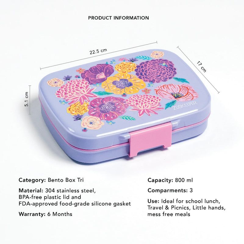 Zookeeper Better Bento Tri Boxes