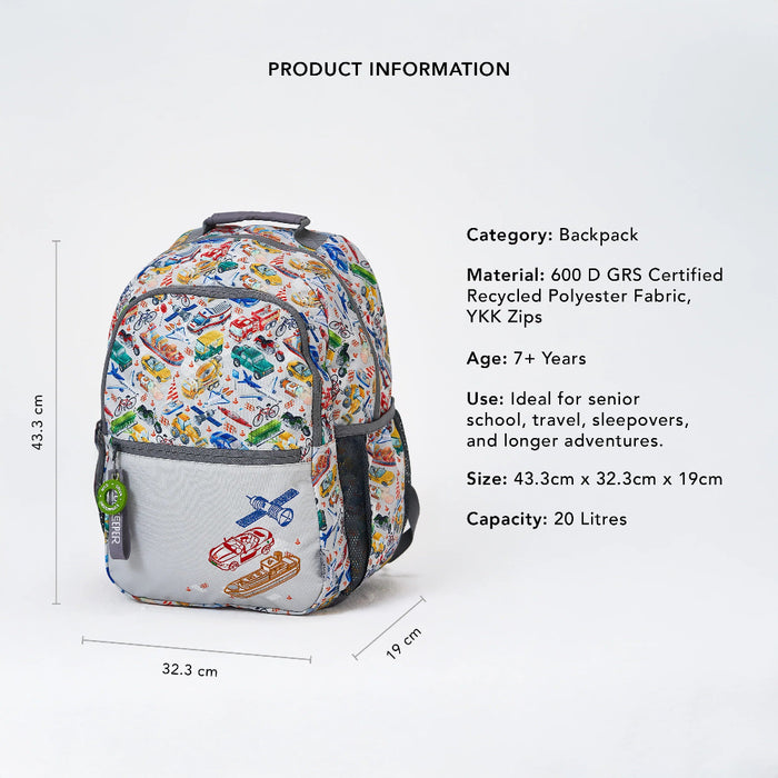 Zookeeper City Safari Backpack-Back to School-Zookeeper-Toycra