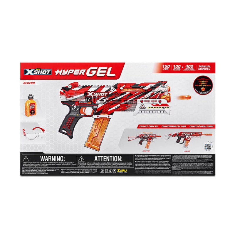 Zuru X-Shot Hyper Gel Clutch Blaster (5,000 Hyper Gel Pellets)