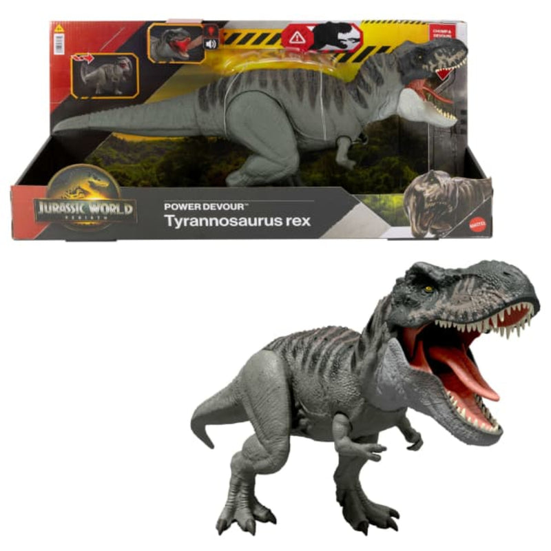 Jurassic World Rebirth Power Devour Tyrannosaurus Rex Dinosaur Figure