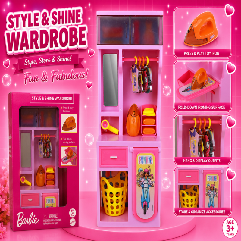 Karma Solutions Barbie Style And Shine Wardrobe