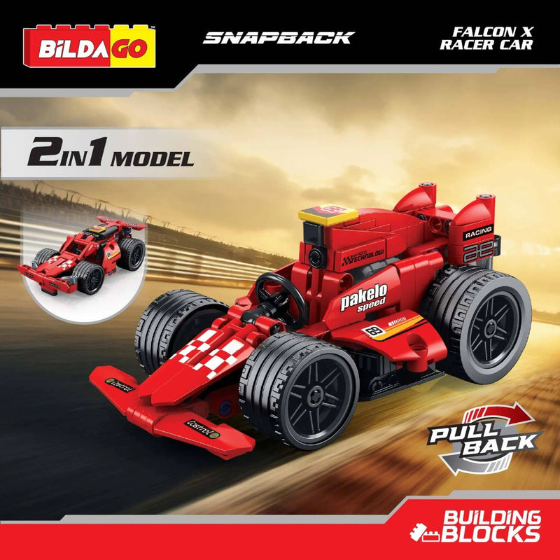 Bildago Snapback Falcon X Pull Back Racer Car (191 pcs)