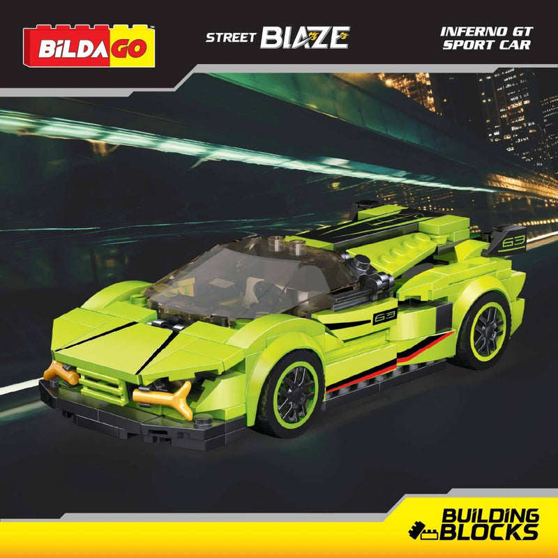 Bildago Street Blaze Nitro X Hyper Car – 286 PCS Building Block Set