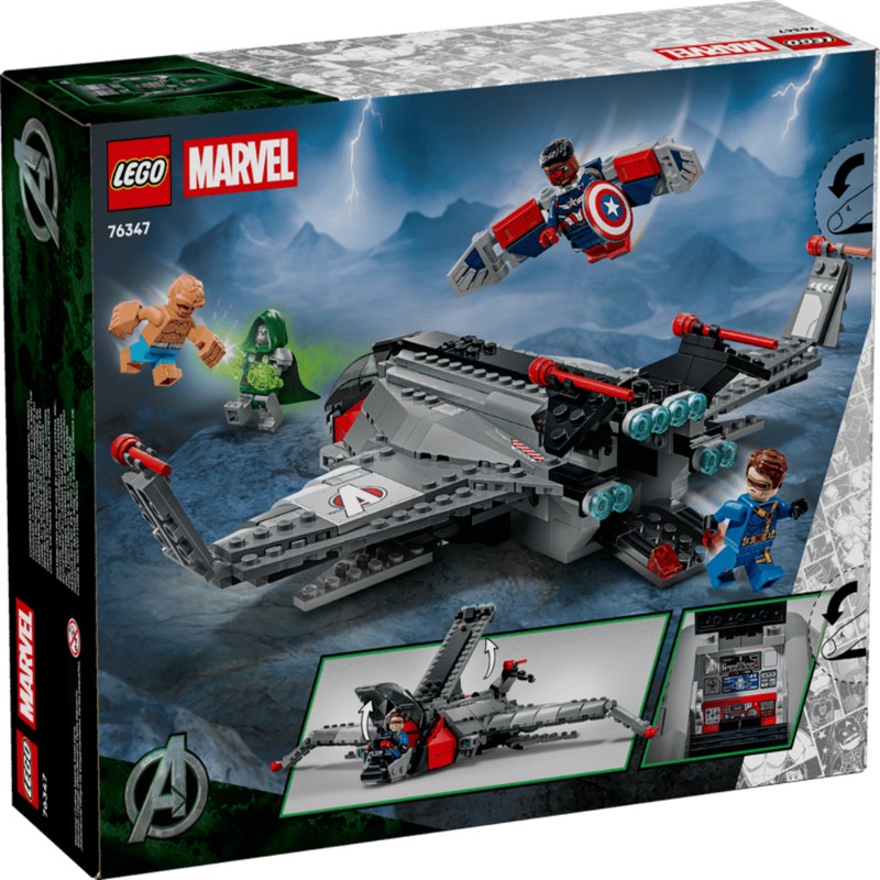 Lego 76347 Super Heroes Avengers:Doomsday Quinjet (433 pcs)