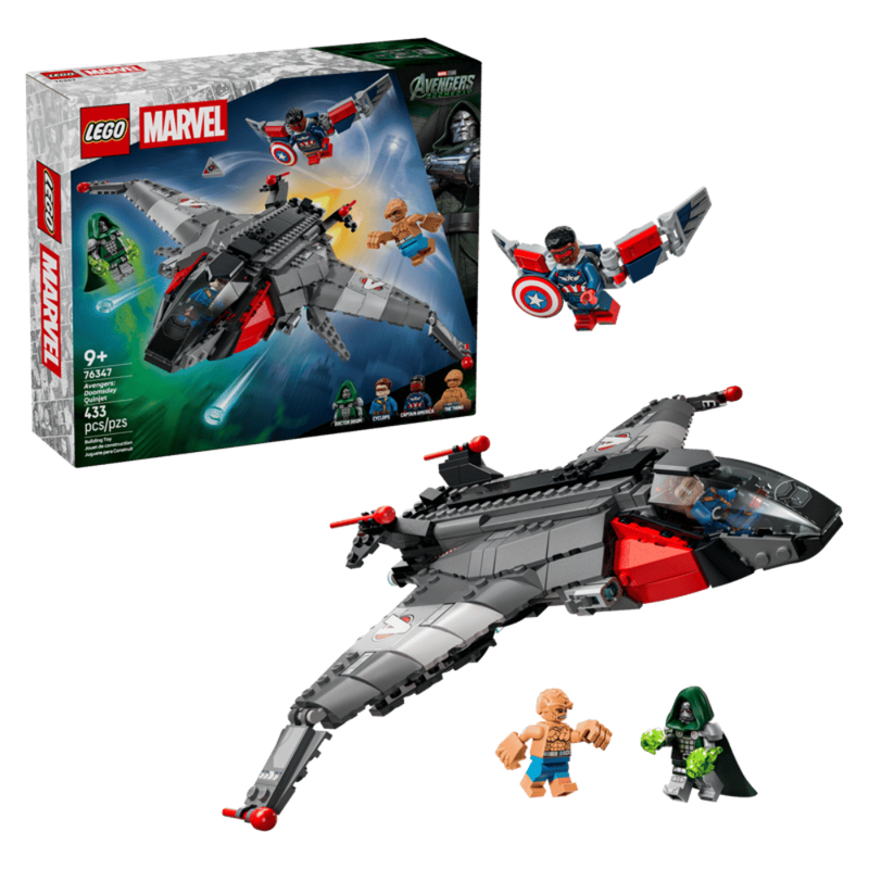 Lego 76347 Super Heroes Avengers:Doomsday Quinjet (433 pcs)