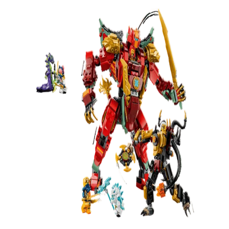 Lego 71868 Ninjago Wyldfyre's Transforming Dragon Mech (821 pcs)