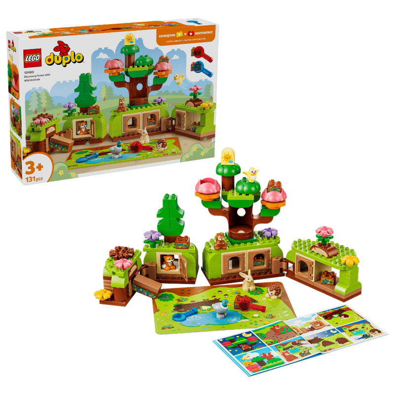 Lego 10480 Duplo Discovery Forest With Wild Animals (131 Pieces)