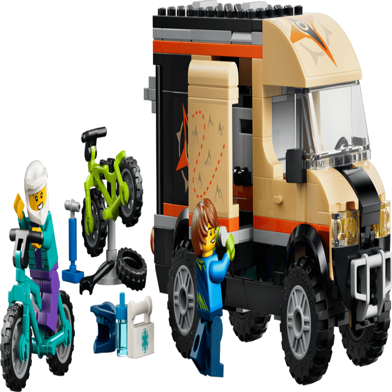 Lego 60512 City Mountain Bike Adventure Van (260 Pieces)