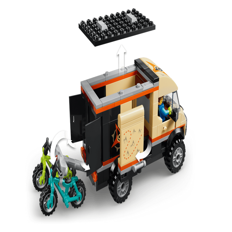 Lego 60512 City Mountain Bike Adventure Van (260 Pieces)