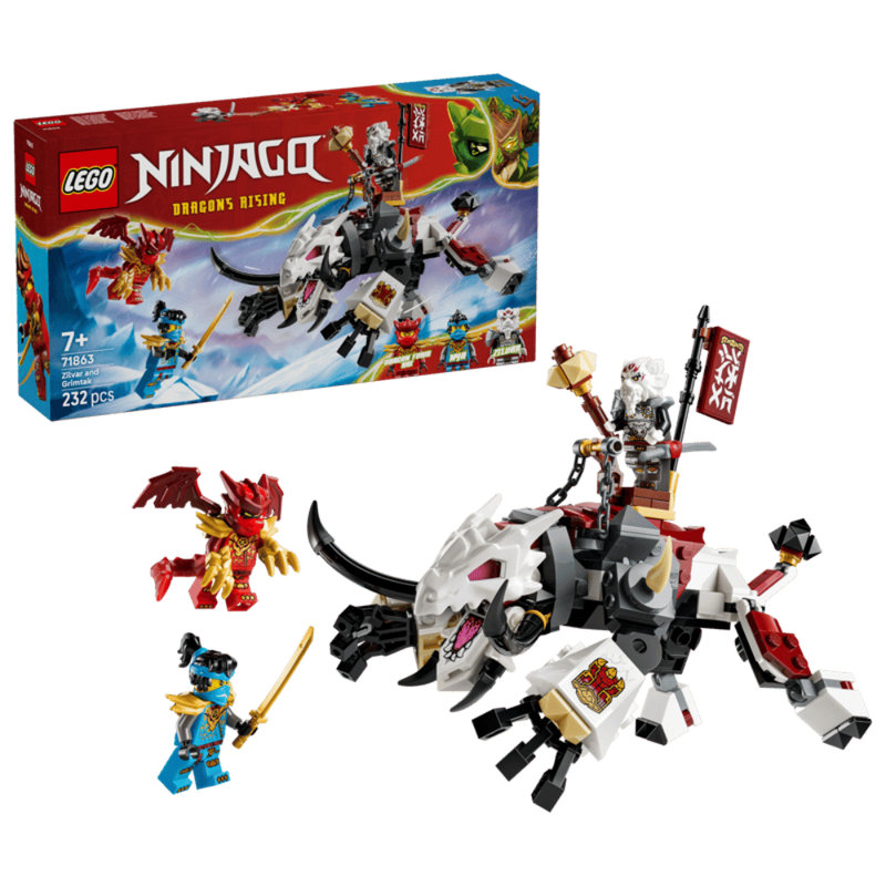 Lego 71863 Ninjago Zilvar and Grimtak the Dragon Beast (232 pcs)