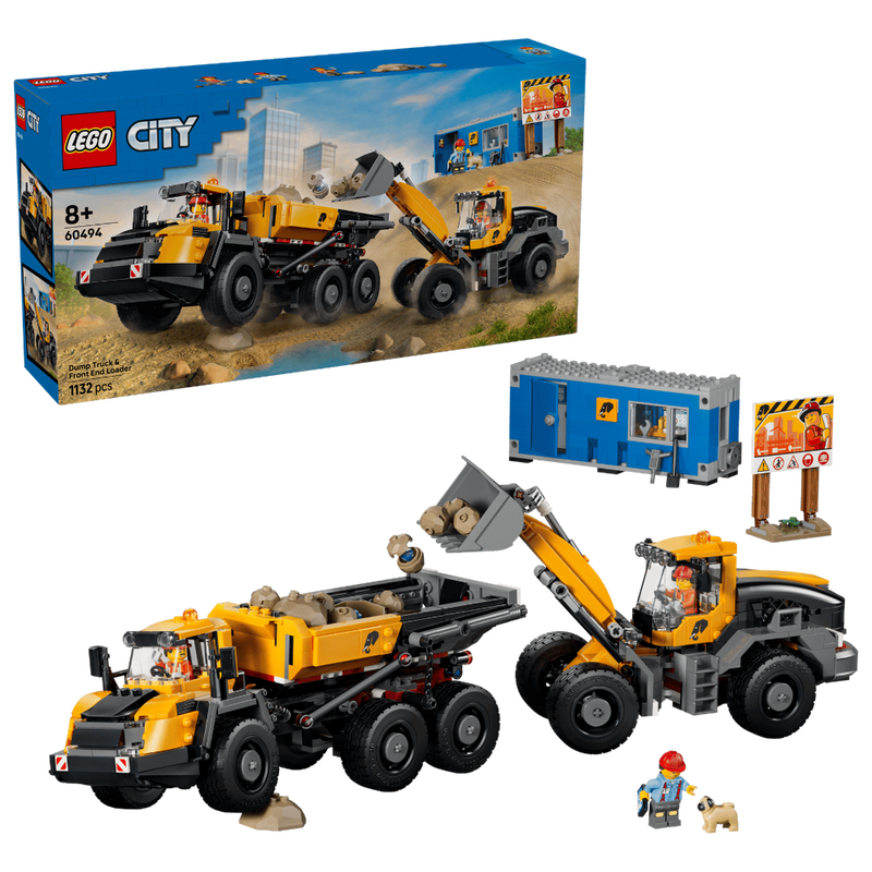 Lego 60494 City Dump Truck & Front End Loader (1132 Pieces)