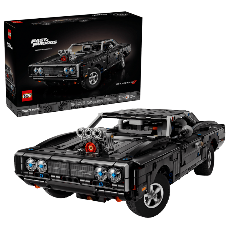 Lego 42231 Technic Fast And Furious Dodge Charger R/T Car (1516 Pieces)