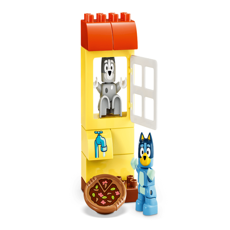 Lego 10469 Duplo Pizza Girls With Muffin And Bluey (44 Pieces)