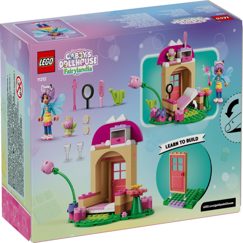 Lego 11212 Gabby's Dollhouse Kitty Fairy's Garden House (103 pcs)