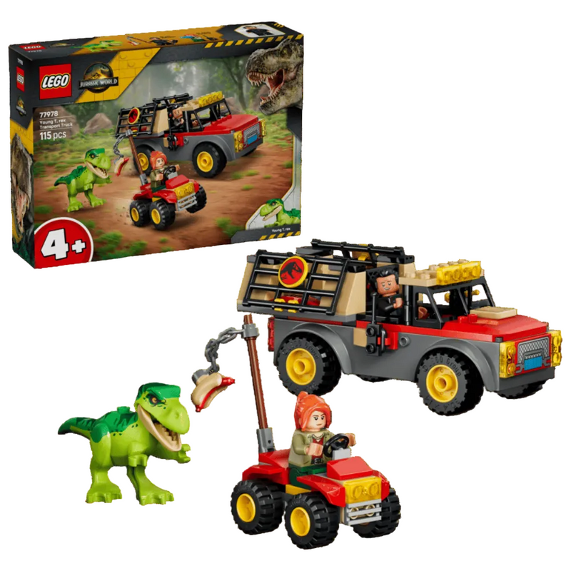 Lego 77978 Jurassic World Young T.rex Transport Truck (115 pcs)