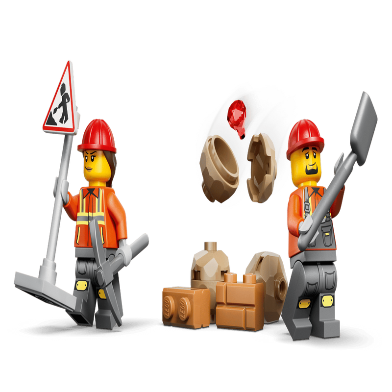 Lego 60480 City Yellow Backhoe Loader (301 Pieces)