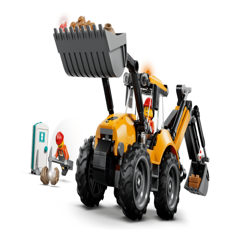 Lego 60480 City Yellow Backhoe Loader (301 Pieces)