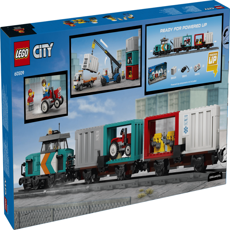 Lego 60509 City Harbor Freight Train With Crane & Truck (803 Pieces)