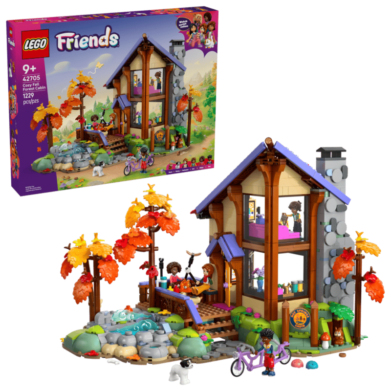 Lego 42705 Friends Cozy Fall Forest Cabin (1229 pcs)