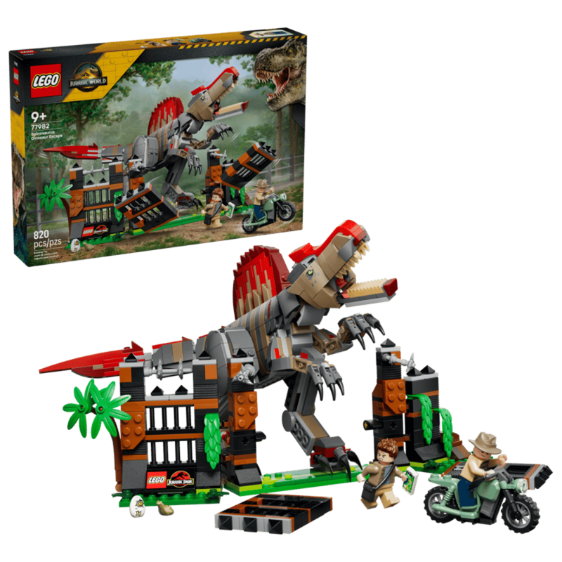 Lego 77982 Jurassic World Spinosaurus Dinosaur Escape (820pcs)