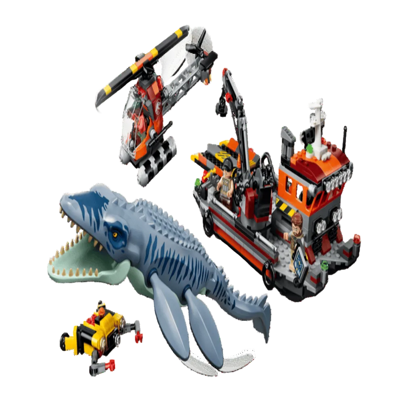 Lego 77983 Jurassic World Mosasaurus Dinosaur Boat Attack (703 Pcs)