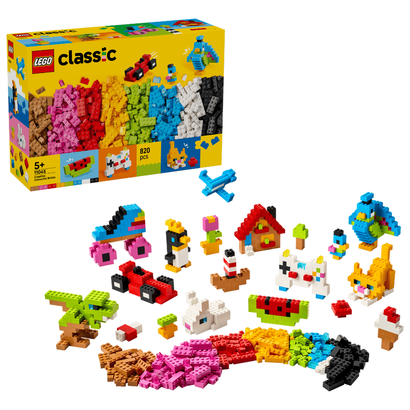 Lego 11045 Classic Creative Colorful Bricks (820 Pieces)