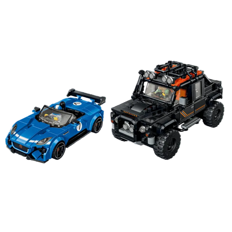Lego 77264 Speed Champions Jaguar Project 7 &Land Rover Defender (740pcs)