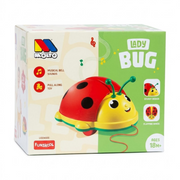 Funskool 2-in-1 Pull Along Ladybug Toy
