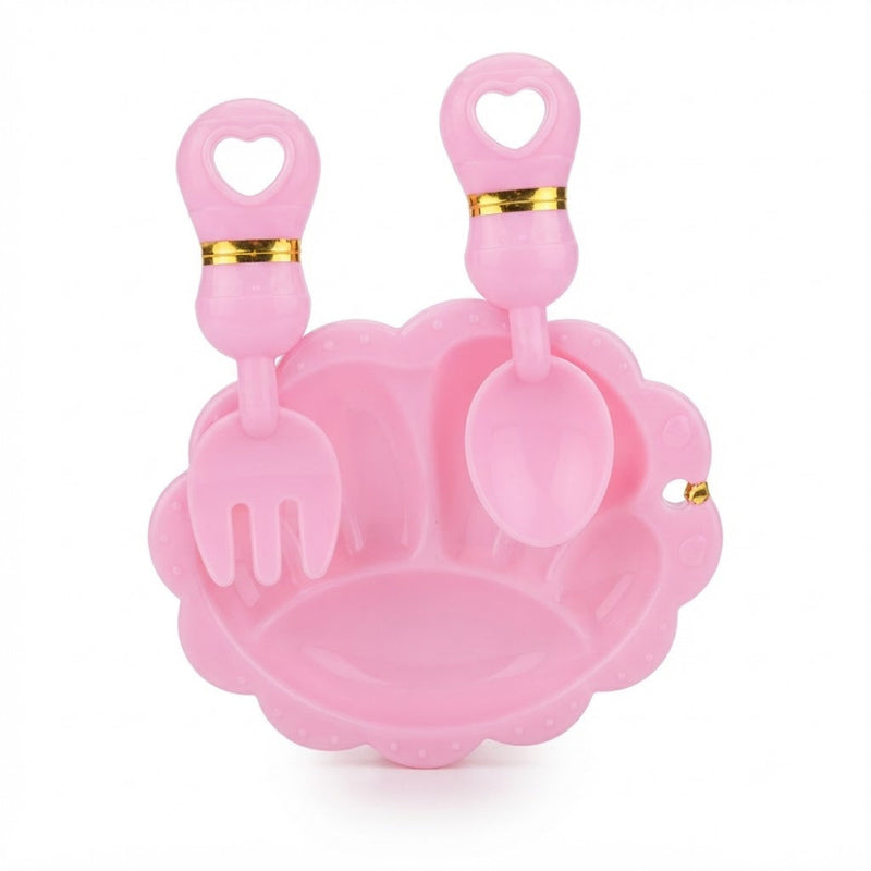 KV Toys Baby Toy Set with Doll and Feeding Bottle-Multicolor