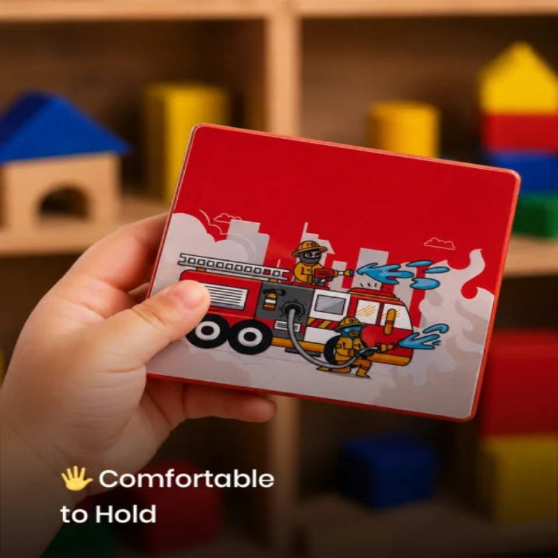 ITPlay Fire Rescue City Theme Build Magnetic tiles – 32 Pcs Set