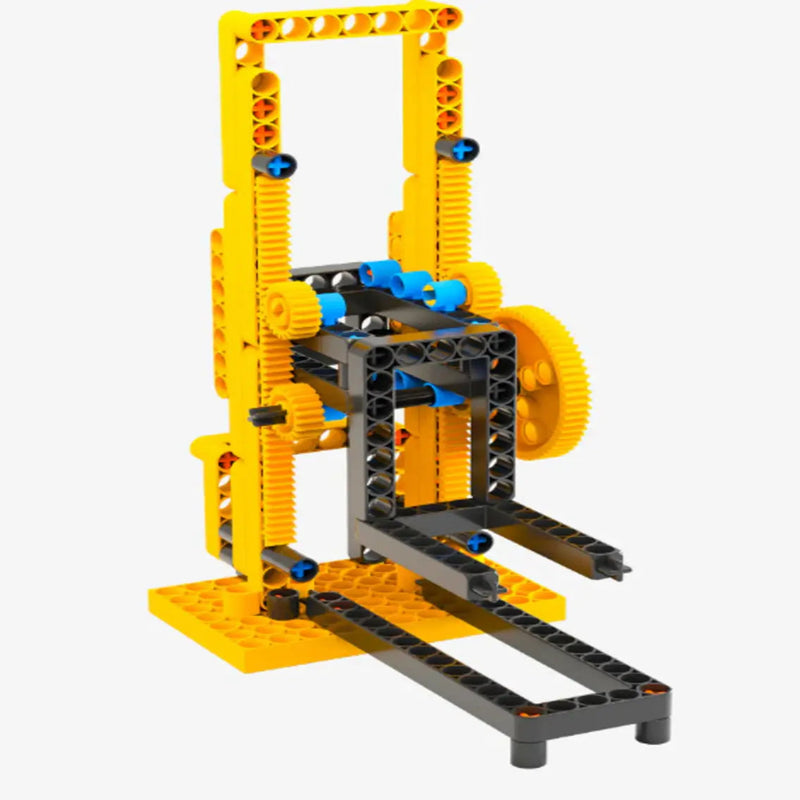 Blix 6 In 1 Forklift Non-Motorized Construction Set (185+Pieces)