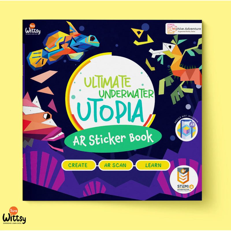 Think Wittsy Ultimate Underwater Utopia AR Sticker Book