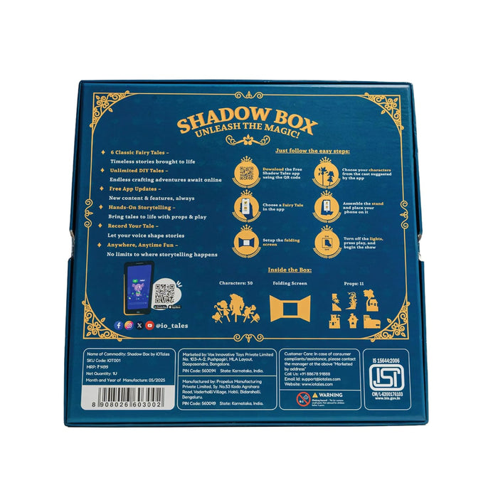iO Tales Shadow Box Puppet Theater for Kids-Pretend Play-iO Tales-Toycra