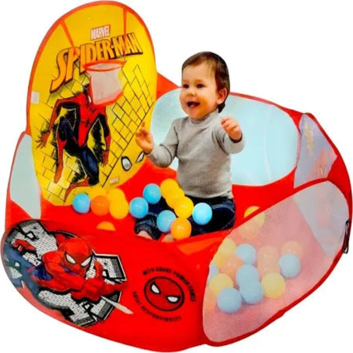 iToys Ball Pool Tent Spiderman Theme with 50 Balls for Kids | Multicolor-Outdoor Toys-Itoys-Toycra