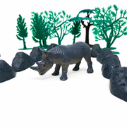 Open Ended Wild Animals Playset - 30 Pcs