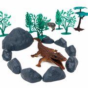 Open Ended Wild Animals Playset - 30 Pcs