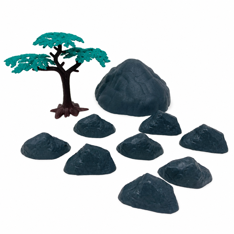 Open Ended Wild Animals Playset - 30 Pcs