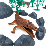Open Ended Wild Animals Playset - 30 Pcs