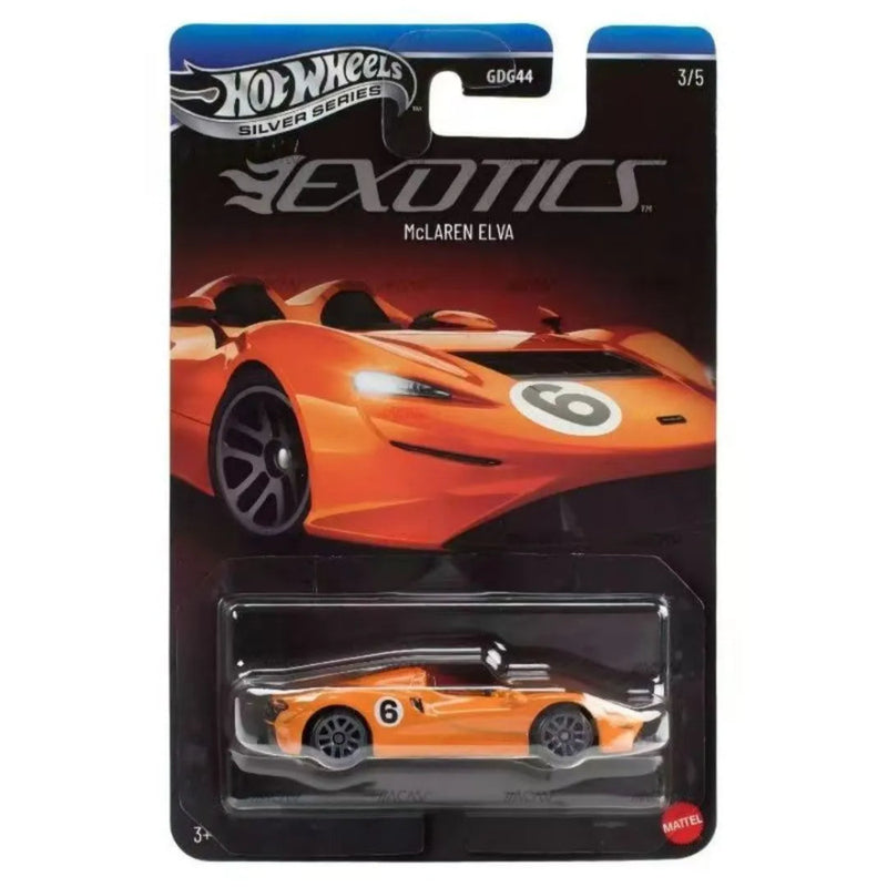 Hot Wheels Silver Series Exotics - Set of 5+Batman Collection Pack of 10 Cars