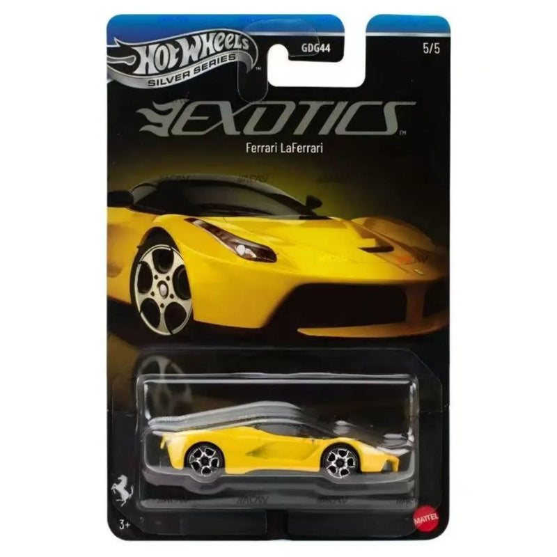 Hot Wheels Silver Series Exotics - Set of 5+Batman Collection Pack of 10 Cars