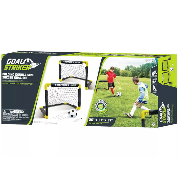 innov8 Sports Folding Double Mini Soccer Goal Set-Outdoor Toys-Innov8-Toycra