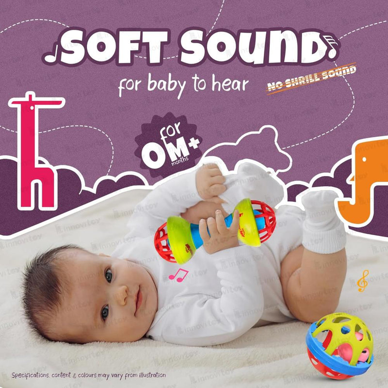 innovitoy 2 pc Rattle Set ( Multi Color)