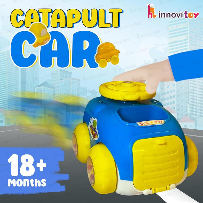 innovitoy Catapult Car Toys - Multicolor-Vehicles-Innovitoy-Toycra