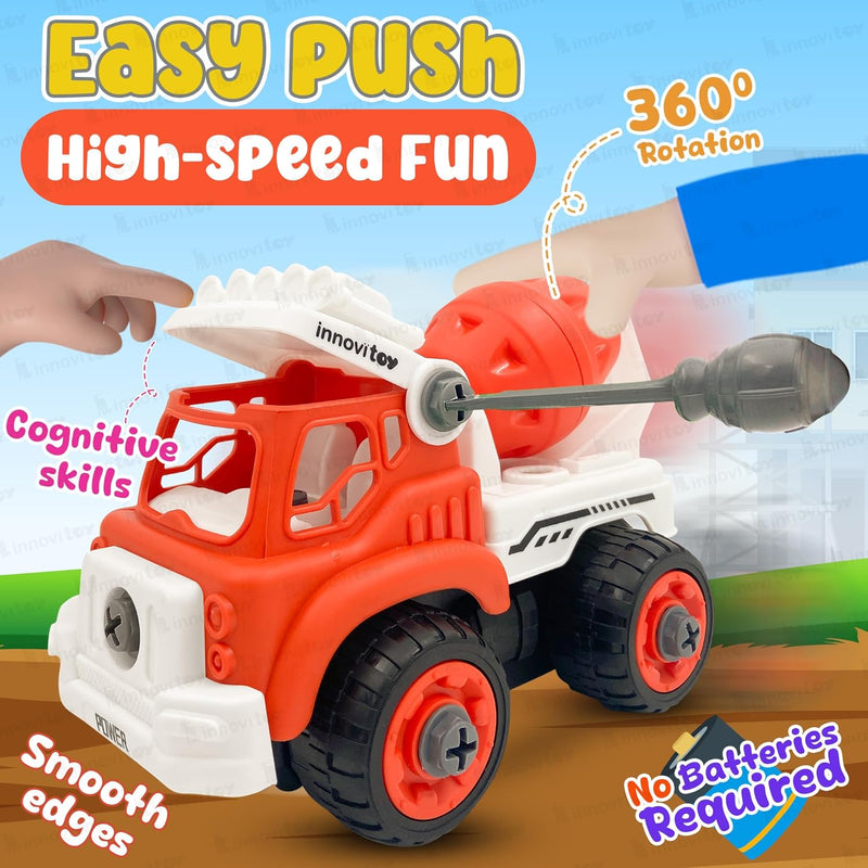 innovitoy DIY Construction Friction Toys